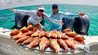 EPIC SLAY Diving in the Bahamas 🇧🇸 Hogs and Conch Catch and Cook [upl. by Ninnahc82]