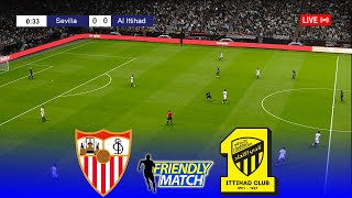 SEVILLA vs AL ITTIHAD  Club Friendly Match  Full Match  26 July 2024  PES Gameplay [upl. by Gault]