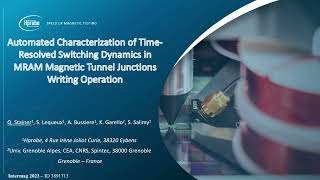 Intermag 2023  time resolved switching dynamics in MRAM [upl. by Nasus]