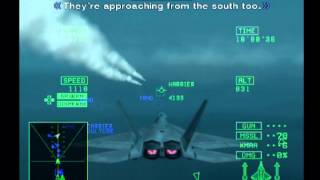 Ace Combat 5 The Unsung War  Mission 5  Renzevous  FA22 [upl. by Mushro832]