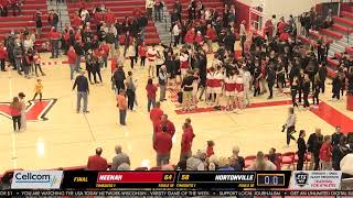 Neenah vs Hortonville in a high school boys basketball regional final livestream [upl. by Noremak]