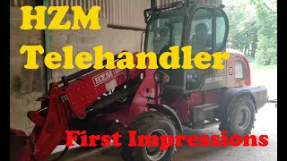 HZM 816T Articulated Telehandler  Part 1 [upl. by Kuster134]