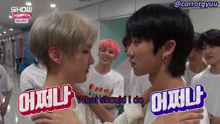 ENG SUB 180807 SEVENTEEN quotFascinating Abilityquot on Show Champion Behind [upl. by Obmar]