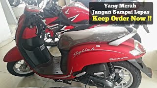 Scoopy Terbaru 2019 Warna Merah [upl. by Darrill]