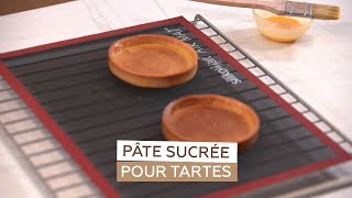 Comment réaliser une pâte sucrée  Yann Couvreur [upl. by Archambault578]