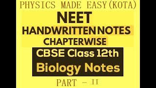 NEET REPEATER NOTES 12TH BIOLOGY PART  II STRATEGIES FOR INHANCEMENT IN FOOD PRODUCTION  2 [upl. by Auqeenahs309]