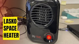 Lasko Heating Space Heater Review  MyHeat 200Watt Personal Ceramic Space Heater [upl. by Leber]