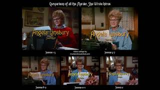 Murder She Wrote Opening Montage Comparison [upl. by Hynes214]