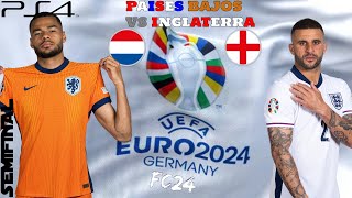 Países Bajos Vs Inglaterra  Semifinal  Eurocopa en Fc24 [upl. by Houston]