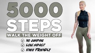 5000 Steps Workout  Fun Low Impact No Jumping Workout  Walk at Home with Improved Health💓 [upl. by Emmaline]