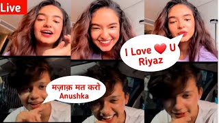 Anushka Sen Proposes Riyaz Aly Live ❤❤  Riyaz Aly Live With Anushka Sen Romantic Live Video ❤ [upl. by Drofkcor603]