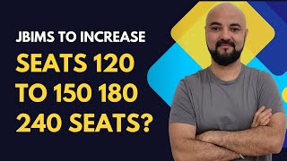 JBIMS to Increase Seats 120 to 150 180 240 Seats [upl. by Nelia407]