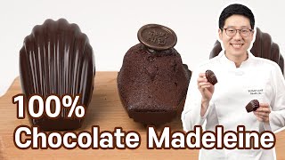 100 Chocolate Madeleine  with chocolate ganache amp chocolate coating [upl. by Niryt]