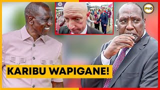 WAAH😳 President Ruto Bodygaurd almost SLAPPED king charles Bodyguard at the airportPlug Tv Kenya [upl. by Theola785]