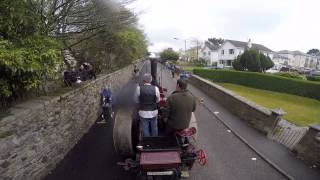 Burrell 4040 Going Up Camborne Hill GoPro Footage [upl. by Tterraj]