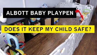 How To Organize and Set Up Albott Fence Playpen  Does It Keep Child Safe 2021 [upl. by Helga]