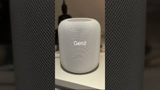 Sound Comparison Homepod Gen1 vs Gen2  Listen to the difference shorts homepod [upl. by Tsnre]