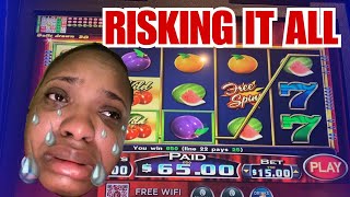 WHAT NOT TO DO ON CHERRIES GONE WILD  GAMBLE 300 ON A HIGH LIMIT MACHINE  WINDCREEK CASINO slots [upl. by Drarej]