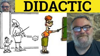 🔵 Didactic Meaning  Didactic Examples  Didactic Definition  Formal Vocabulary  Didactic [upl. by Neraj]