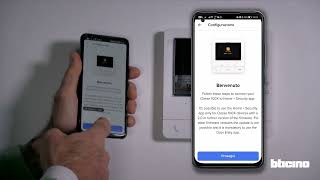 BTicino Classe 100X with Netatmo  commissioning with Home  Security app  Smartphone Android [upl. by Dinnie]
