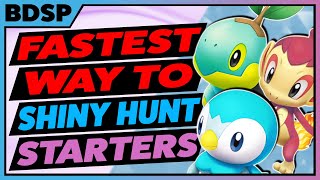 FASTEST and EASIEST way to SHINY HUNT STARTERS in Brilliant Diamond and Shining Pearl [upl. by Ritter]