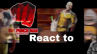 OPM react to Saitama vs Suiryu amp Saitama saves Suiryu  One Punch Man  Gacha Club [upl. by Suirada497]