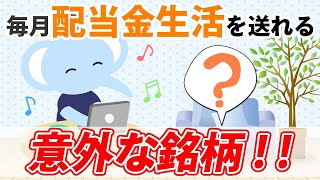 【投資】毎月配当金生活を送れる！意外な銘柄！ [upl. by Siroled702]