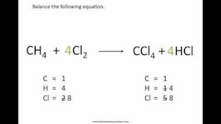 Balancing Chemical Equations  Chemistry Tutorial [upl. by Annirac]