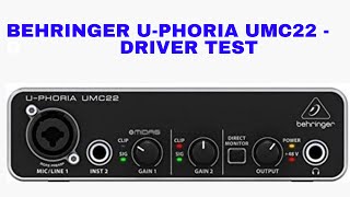 StepbyStep Guide To Install The Behringer UPhoria UMC22 Driver [upl. by Weldon]