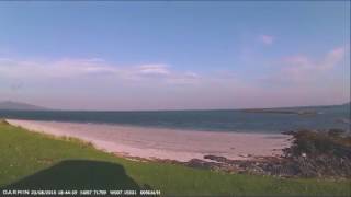 Berneray Outer Hebrides Youth Hostel Campsite 23082015 [upl. by Llemert820]