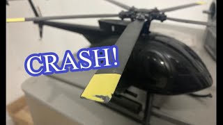 RC ERA C189 MD530 helicopter crashed in my room [upl. by Ahtaela]