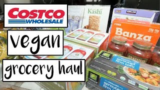 VEGAN COSTCO GROCERY HAUL PRICES INCLUDED [upl. by Bobbye824]