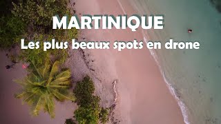 Martinique en drone  survol des spots incontournables [upl. by Orthman]