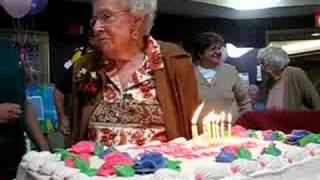 Grandma Krugs 100th Birthday Cake [upl. by Whiney932]