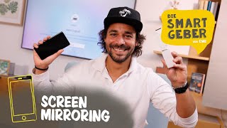 Bild vom Smartphone auf den Fernseher – so geht Screen Mirroring [upl. by Camile]