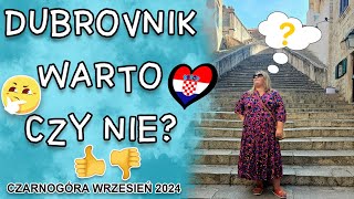 🏰🏰 PIERWSZY RAZ W DUBROVNIKU  WARTO CZY NIE WARTO  2 WRZESIEŃ CZARNOGÓRA 2024 I MADZIOF VLOG [upl. by Kasper]