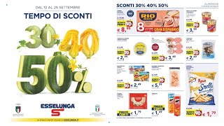 volantino Esselunga dal 12 al 25 settembre sconti 50 [upl. by Thea416]