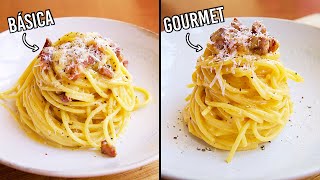 Carbonara versión fácil y chef la mejor de Roma [upl. by Erimahs]