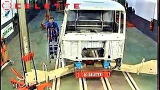 TRUCK COLLISION REPAIR WITH CELETTE FRAME MACHINE TRUCK CABIN REPAIR AND FRAME STRAIGHTENING [upl. by Oeak]