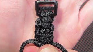 Easy Paracord Bracelet Tutorial [upl. by Nosraep735]