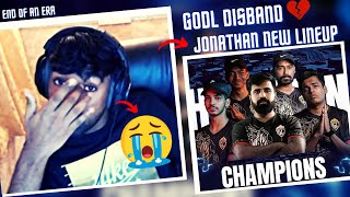 Jonathan New lineup 💔 Neyoo Sad 😭 Left Godlike  BGIS Looser bracket [upl. by Eveivenej188]