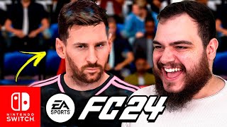 FINALMENTE FIFA NO SWITCH É IGUAL DE PS5 E XBOX JOGANDO FC 24 NO NINTENDO SWITCH [upl. by Zeralda]