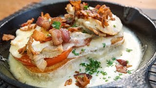 How to Make the Best Hot Brown Sandwich  SAM THE COOKING GUY [upl. by Wessling564]