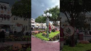 Walt Disney World Magic Kingdom Fall Decor on Mainstreet USA [upl. by Viehmann]