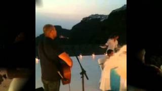 wwwmichaliskaramolegoscom wedding singer santorini [upl. by Macilroy922]