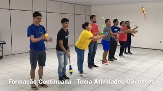 Aula de circo trapézio fita e lira [upl. by Holtz536]