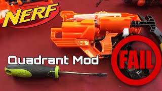 Nerf Mod The Accustrike Quadrant Drac Fails [upl. by Durante]