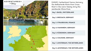 8 Days of Magic with Adventures by Disney on a Rhine River Cruise with Amawaterways [upl. by Pish]