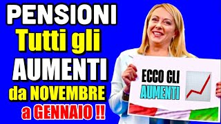 🔴 PENSIONI MAXI DICEMBRE 👉 SVELATE LE CIFRE ESATTE Ecco quanto prenderete in più 💰👍 [upl. by Girhiny151]