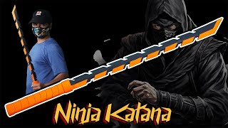 Origami Ninja Katana  How to make paper ninja sword cyberpunk [upl. by Oleic853]